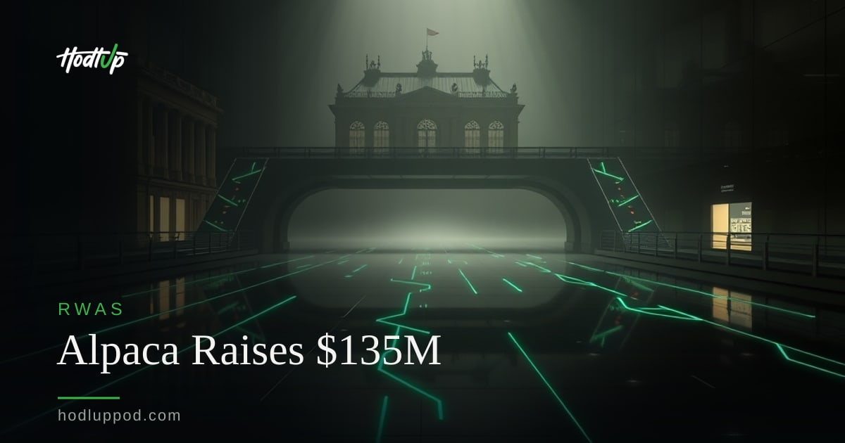 Alpaca Secures $135M Equity for Tokenized Markets Infrastructure — HodlUp RWAs