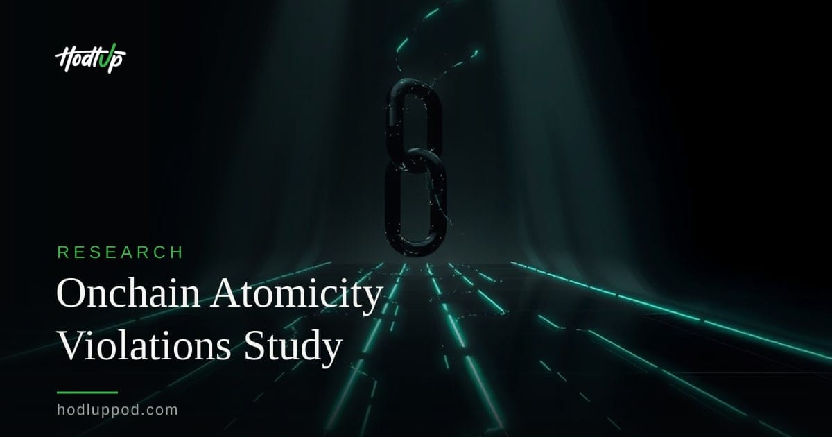 arXiv Paper Details Atomicity Violations in Onchain Prediction Markets — Hodl Up Research