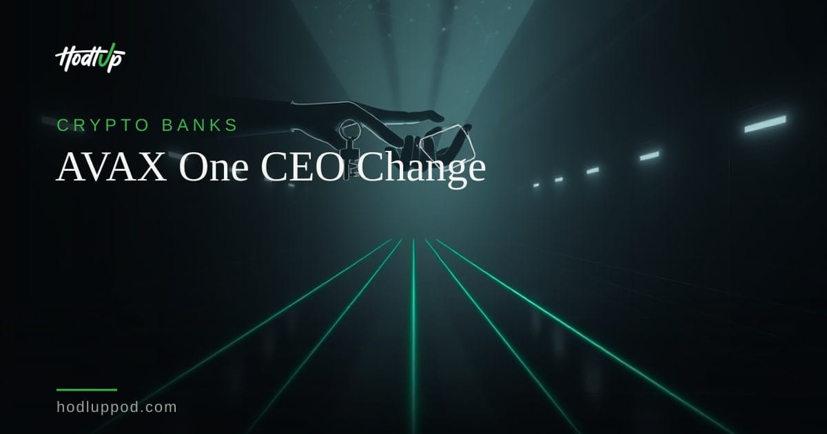 AVAX One Names Pete Wylie Interim CEO After Jolie Kahn's Resignation — HodlUp Crypto Banks