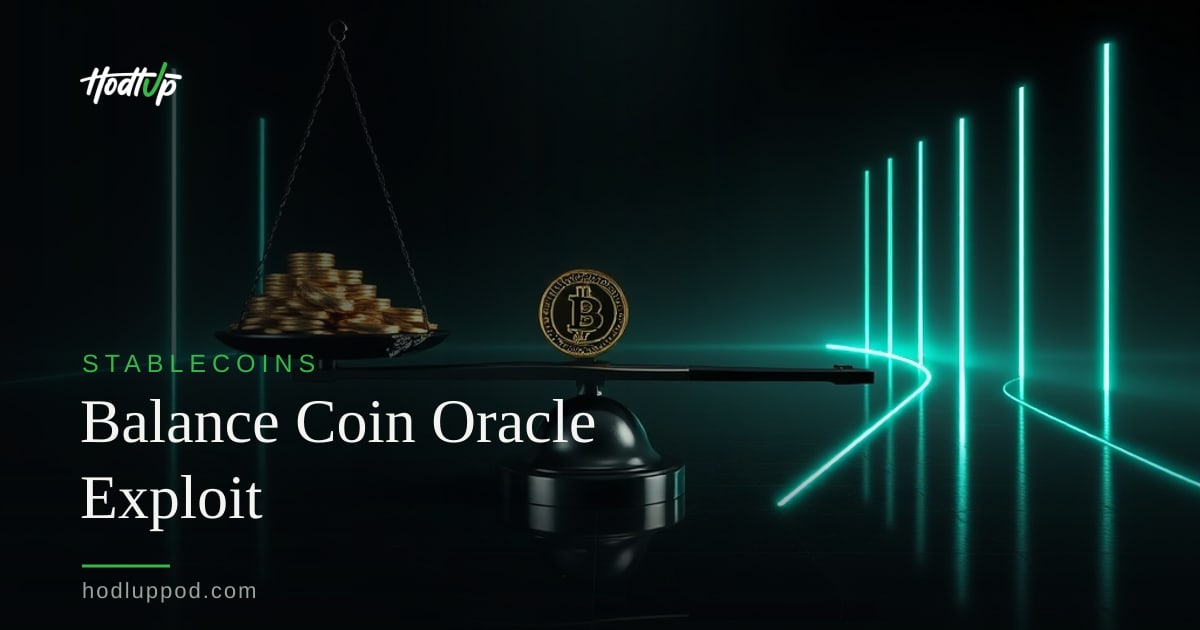 Balance Coin (BLC) Plummets 99% After $915K Oracle Exploit — HodlUp Stablecoins