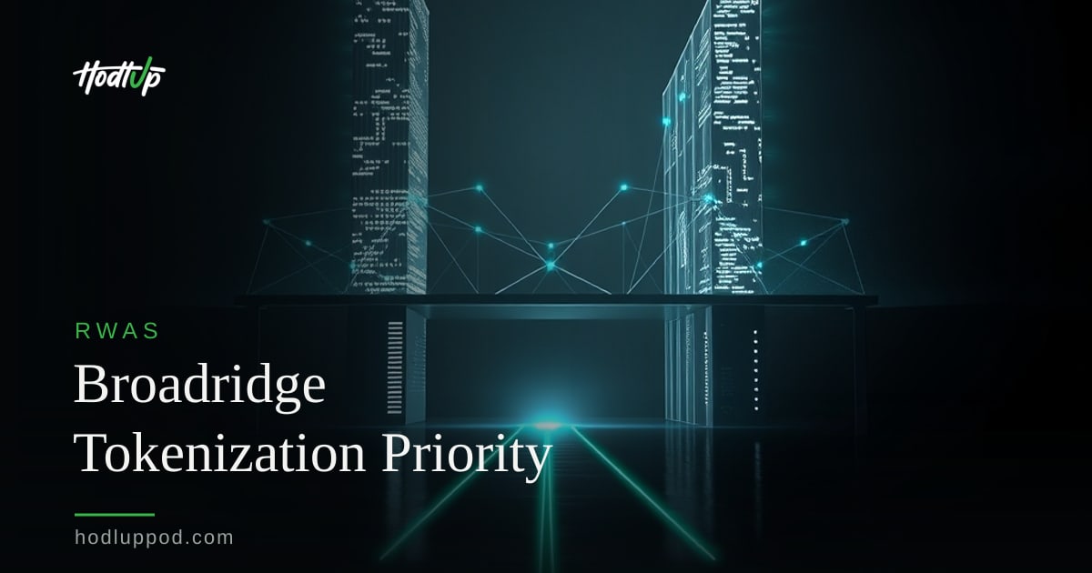 Broadridge Survey: 84% of Firms Prioritize Tokenization — HodlUp RWAs