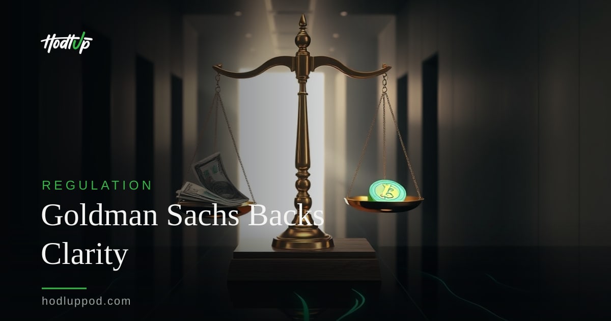 Goldman Sachs CEO Backs Clarity Act for Stablecoin Regulation — Hodl Up Regulation