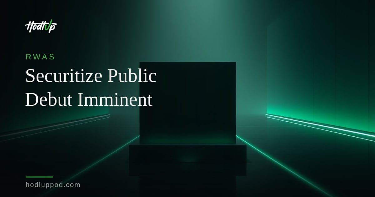 Securitize Nears Public Debut on NYSE, Aims to Raise $400M via SPAC Merger — HodlUp RWAs